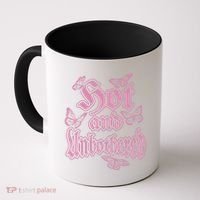 Hot And Unbothered Butterfly Quote Coffee Mug thumb 0