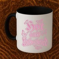 Hot And Unbothered Butterfly Quote Coffee Mug thumb 2