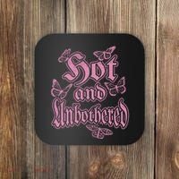 Hot And Unbothered Butterfly Quote Coaster thumb 0