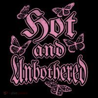 Hot And Unbothered Butterfly Quote Women's Hoodie thumb 2