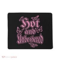 Hot And Unbothered Butterfly Quote Mousepad thumb 0