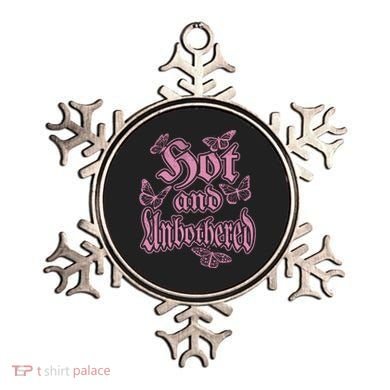 Hot And Unbothered Butterfly Quote Ornament