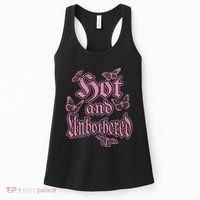 Hot And Unbothered Butterfly Quote Women's Tank Top thumb 0