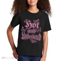 Hot And Unbothered Butterfly Quote Kids T-Shirt thumb 2