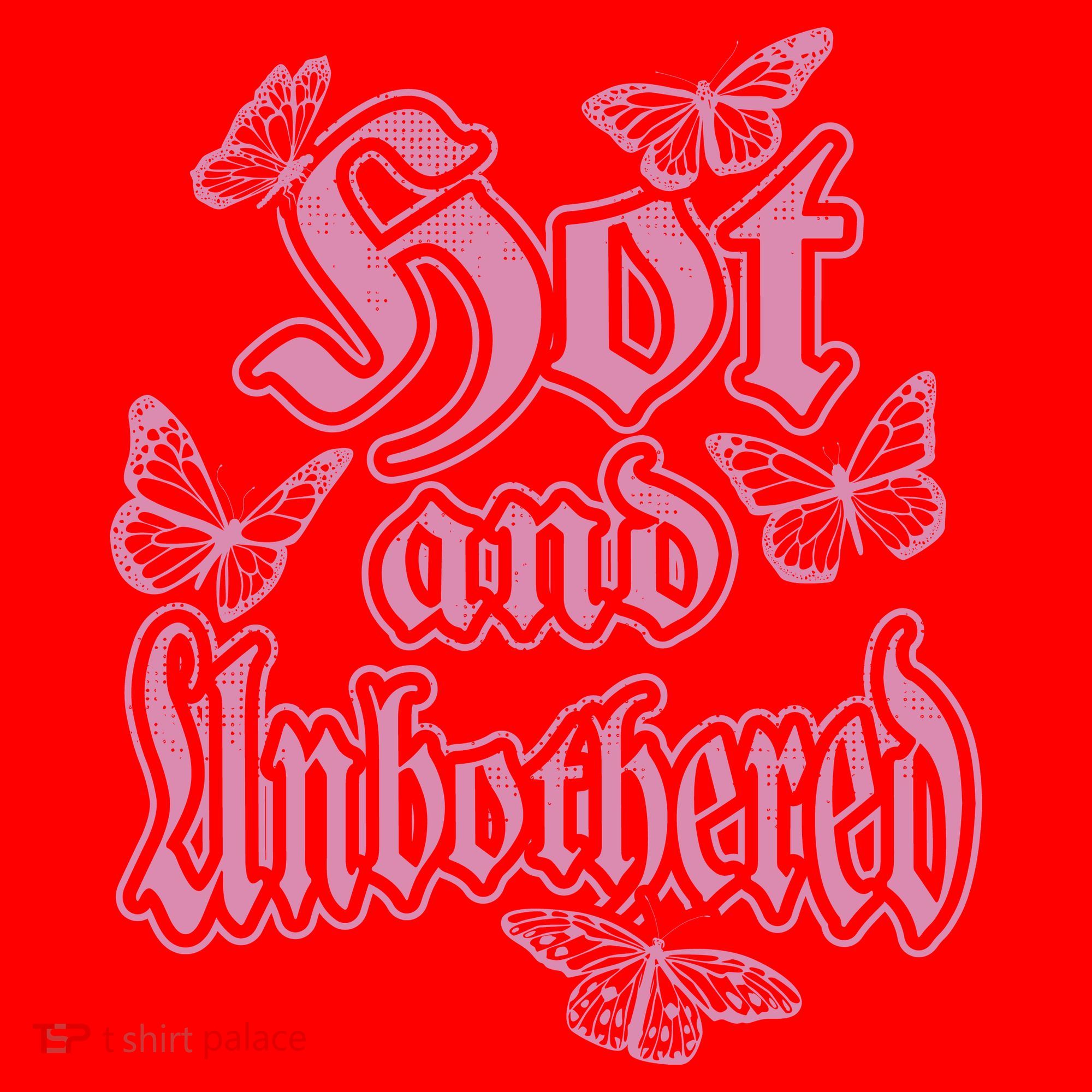 Hot And Unbothered Butterfly Quote Santa Hat