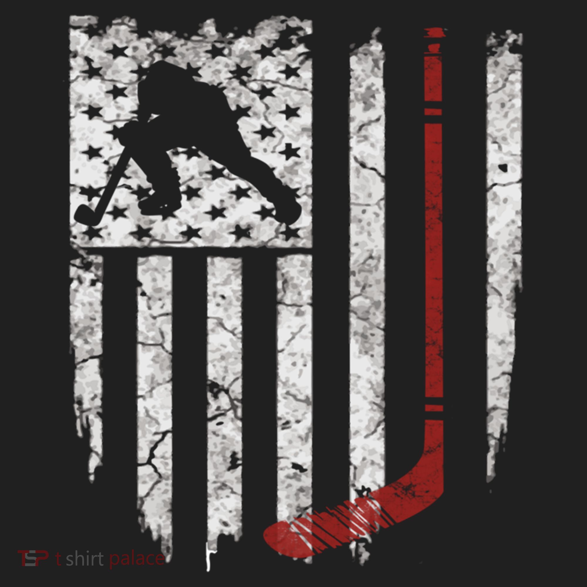 Hockey American Usa Flag Gift Gift Beanie
