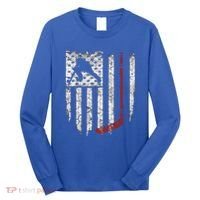 Hockey American Usa Flag Gift Gift Long Sleeve Shirt thumb 0