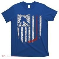 Hockey American Usa Flag Gift Gift T-Shirt thumb 0
