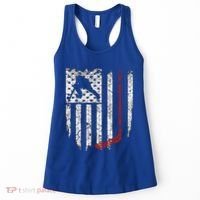 Hockey American Usa Flag Gift Gift Women's Tank Top thumb 0