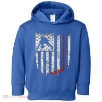 Hockey American Usa Flag Gift Gift Toddler Hoodie thumb 0