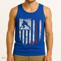 Hockey American Usa Flag Gift Gift Tank Top thumb 3