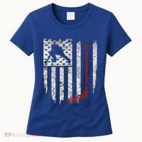Hockey American Usa Flag Gift Gift Women's T-Shirt thumb 0
