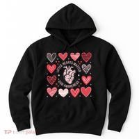 Heart Anatomy Valentine Little Heart Matter Chd Awareness Hoodie thumb 0