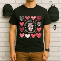 Heart Anatomy Valentine Little Heart Matter Chd Awareness T-Shirt thumb 6
