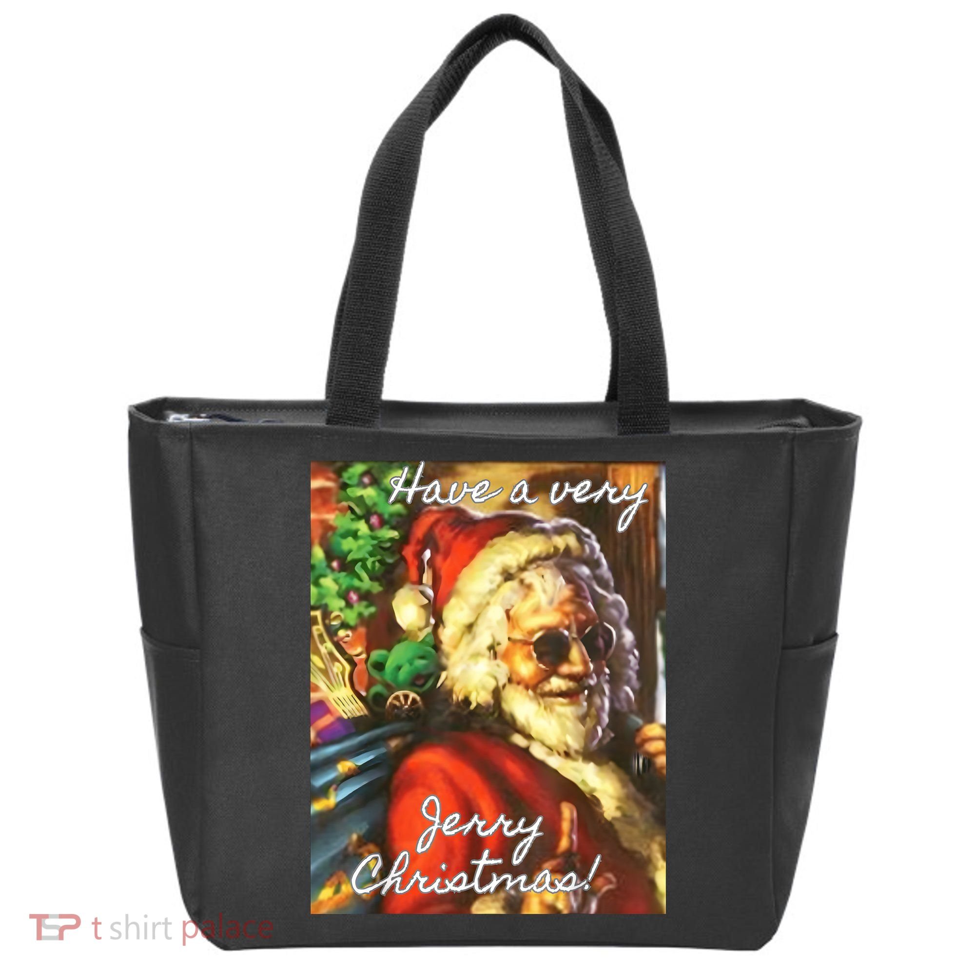 Have A Very Jerry Christmas Santa Holiday Tote Bag