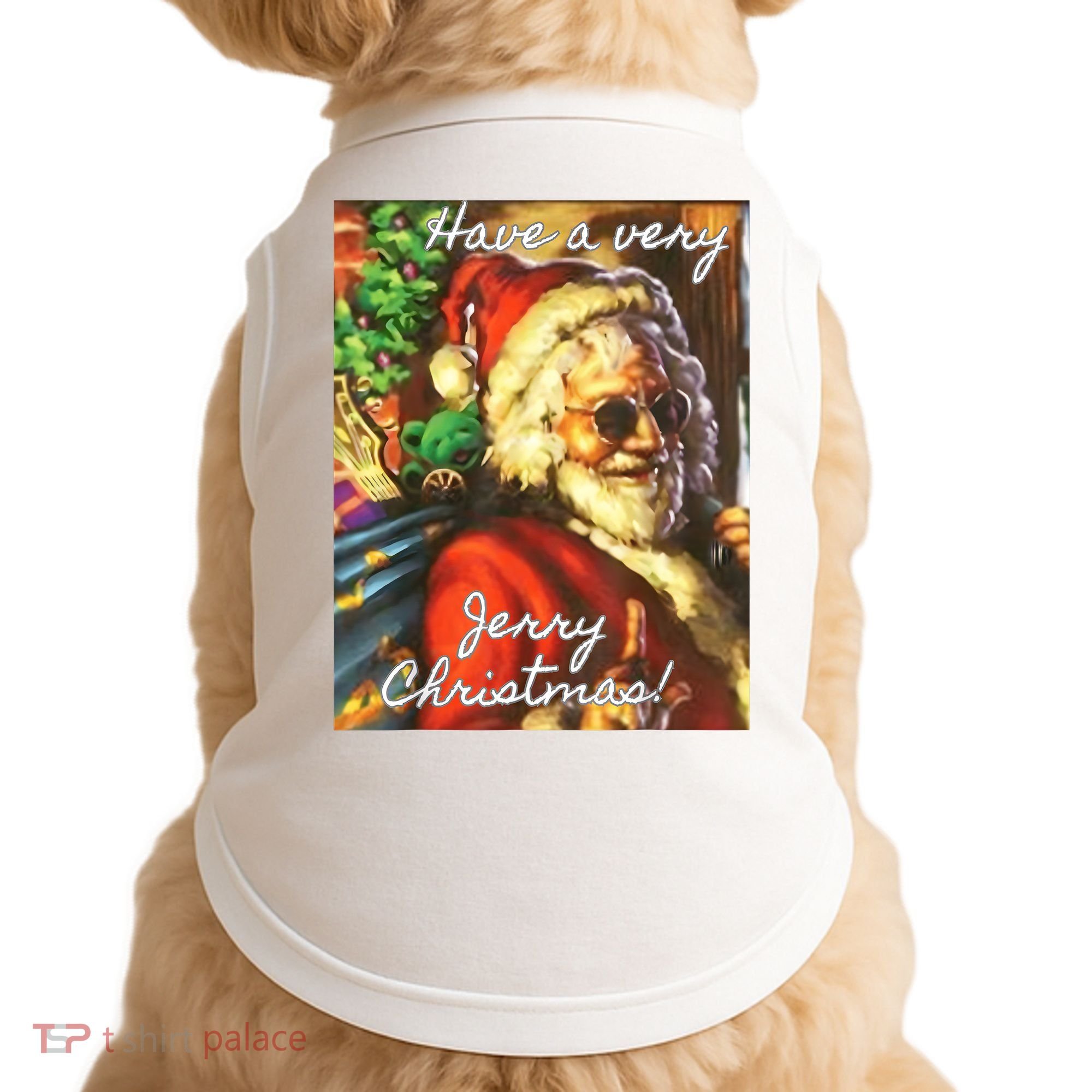 Have A Very Jerry Christmas Santa Holiday Doggie Tank