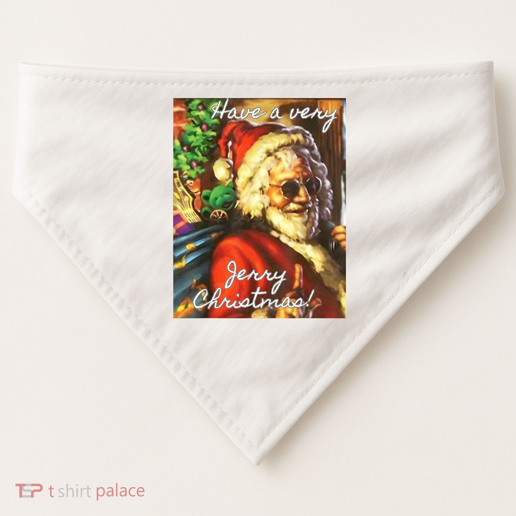 Have A Very Jerry Christmas Santa Holiday USA-Made Doggie Bandana