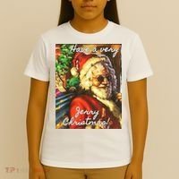 Have A Very Jerry Christmas Santa Holiday T-Shirt thumb 4