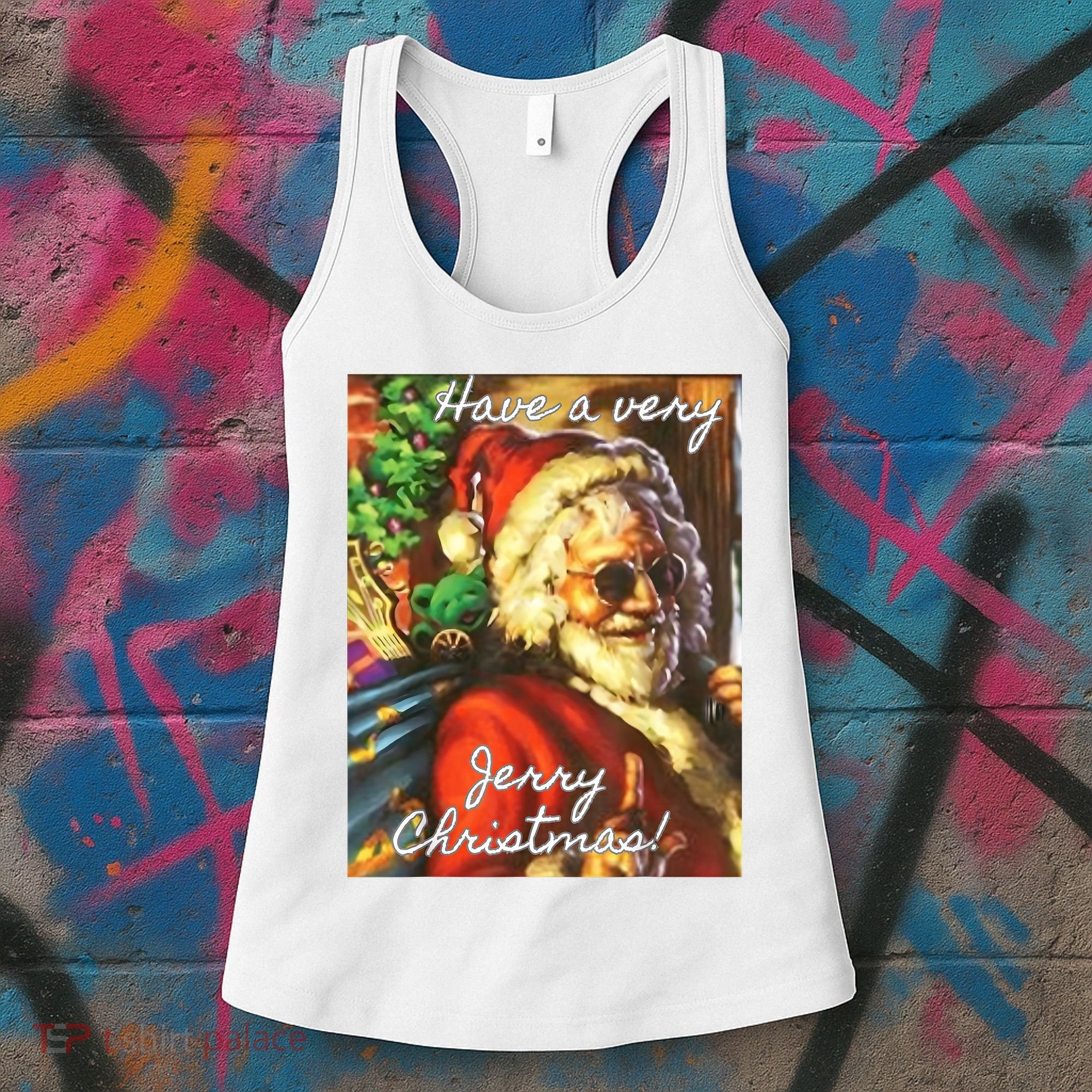 Have A Very Jerry Christmas Santa Holiday Women's Tank Top