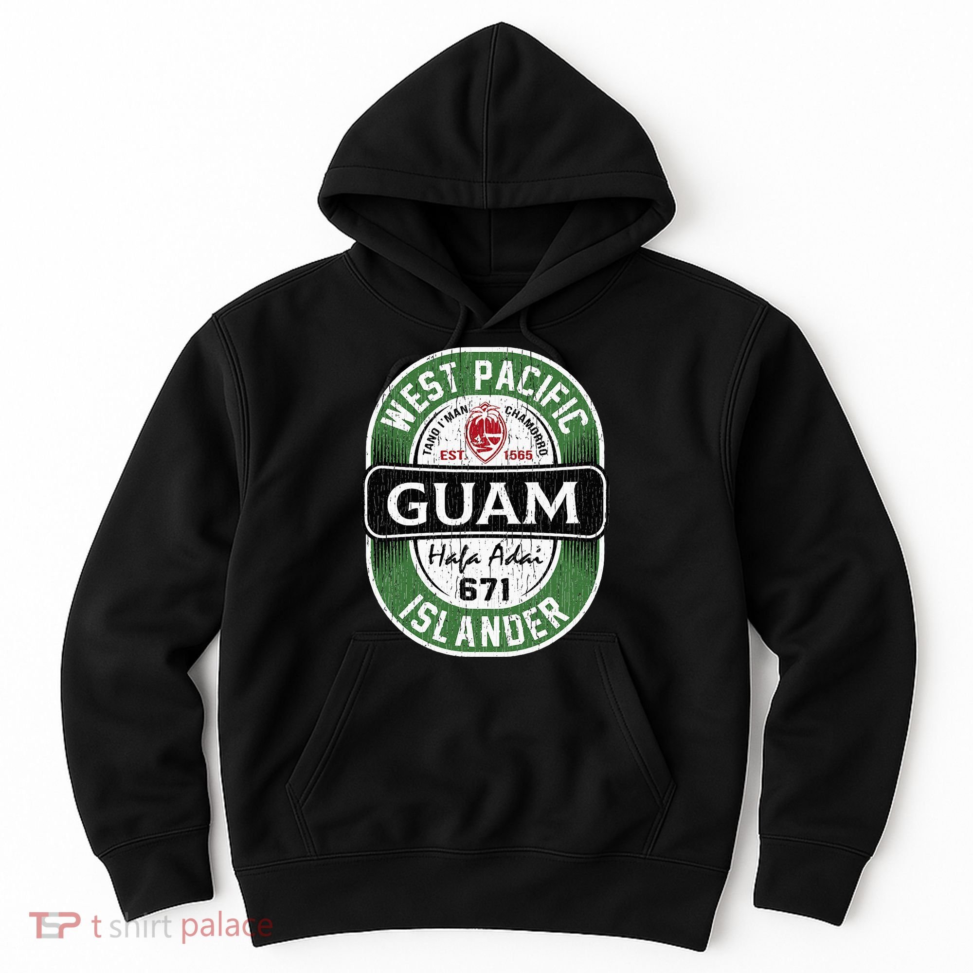 Hafa Adai Vintage Guam Hoodie