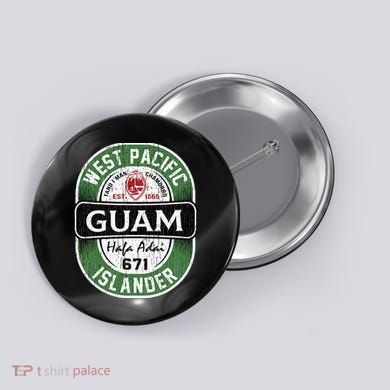 Hafa Adai Vintage Guam Button