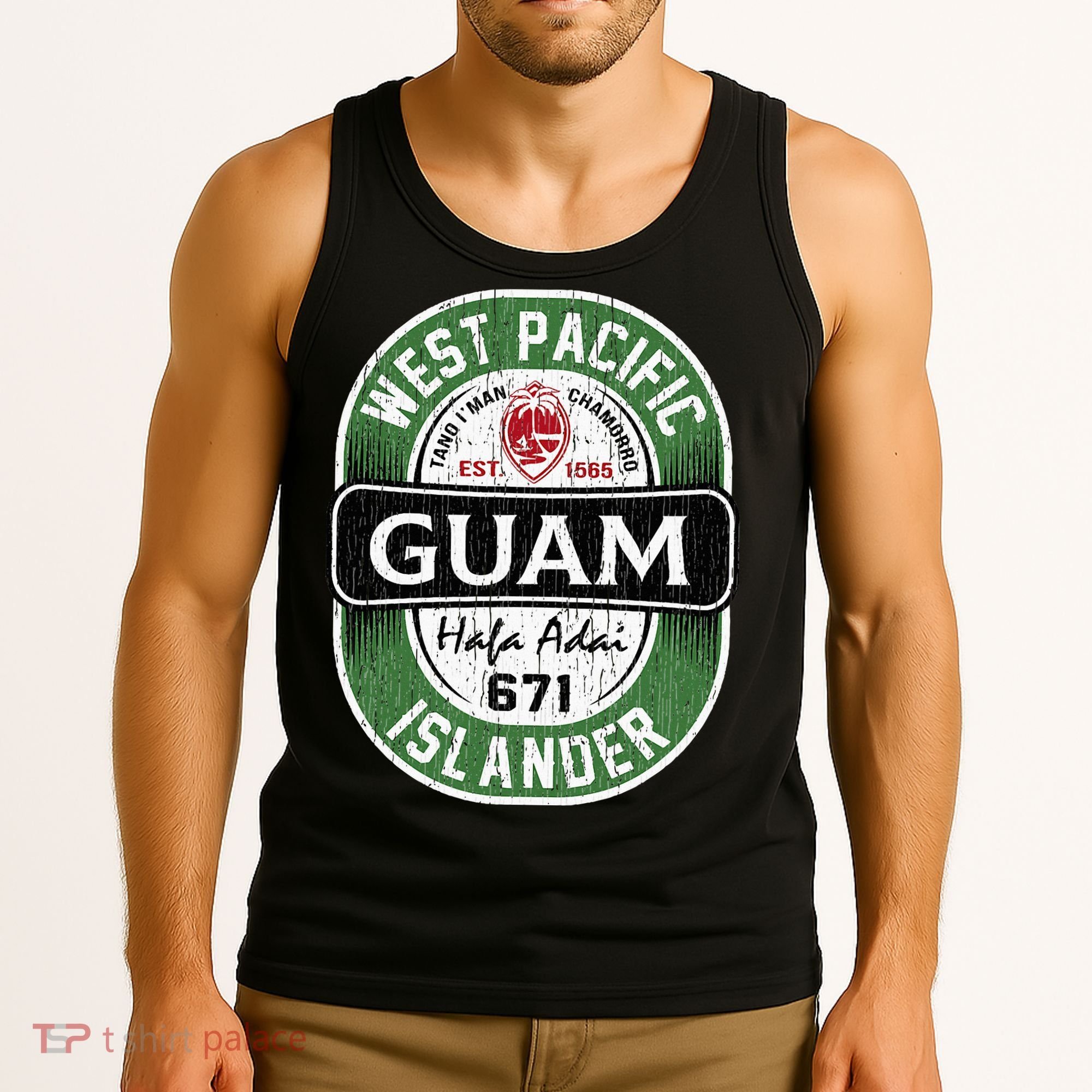 Hafa Adai Vintage Guam Tank Top