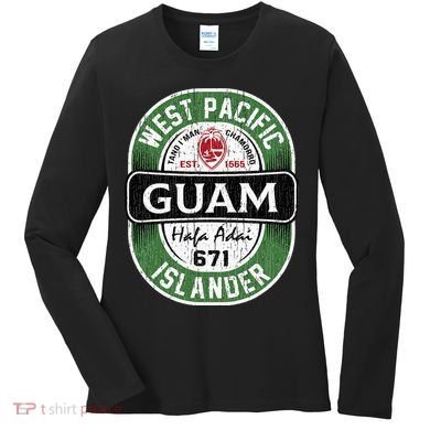 Hafa Adai Vintage Guam Women's Long Sleeve Shirt