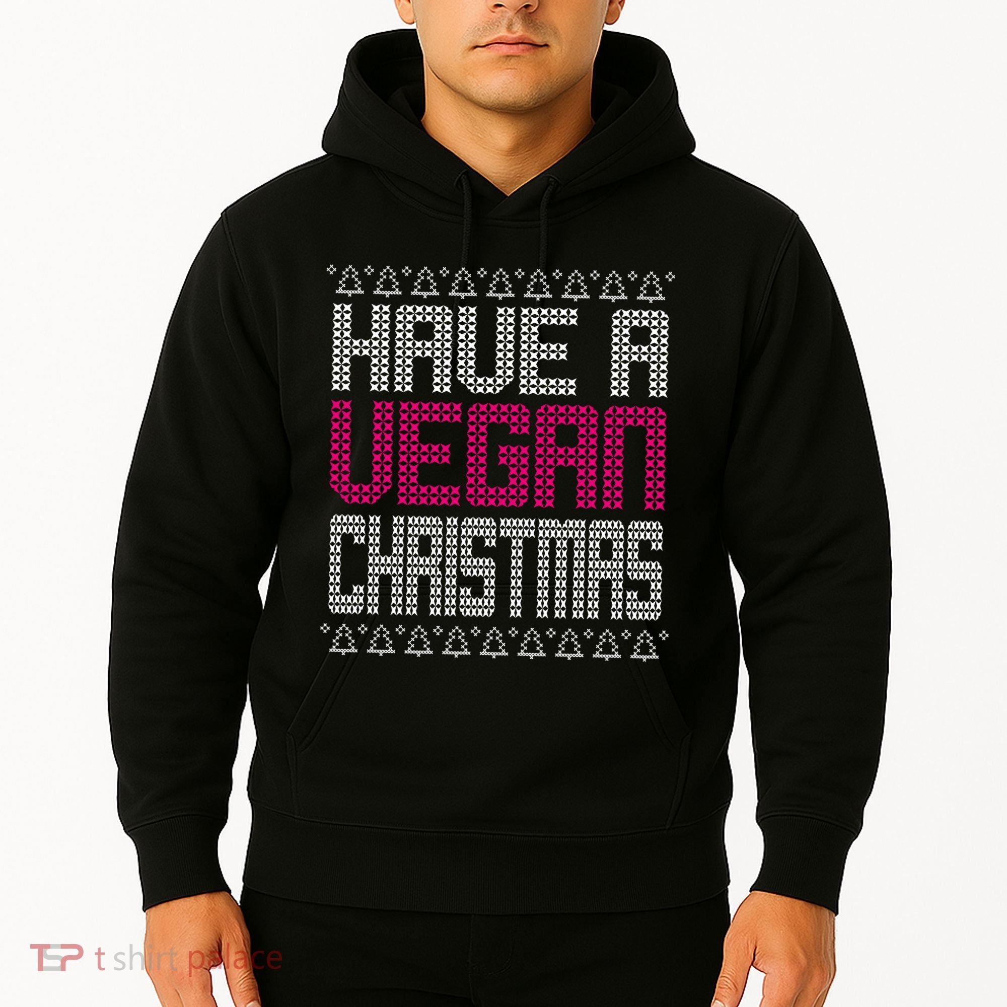 Have A Vegan Christmas Ugly Sweater Hoodie