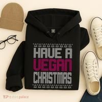 Have A Vegan Christmas Ugly Sweater Hoodie thumb 4
