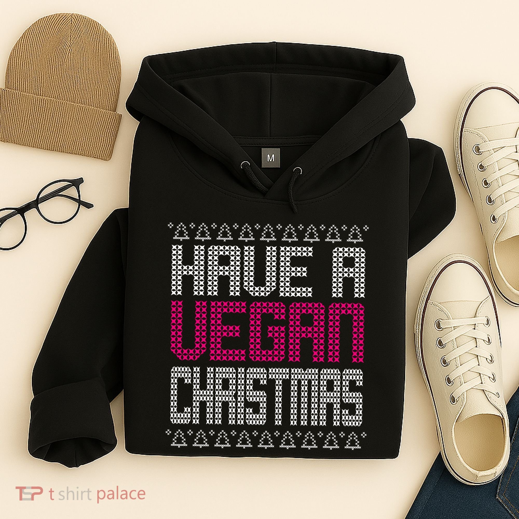 Have A Vegan Christmas Ugly Sweater Hoodie