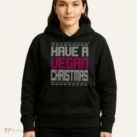 Have A Vegan Christmas Ugly Sweater Hoodie thumb 5