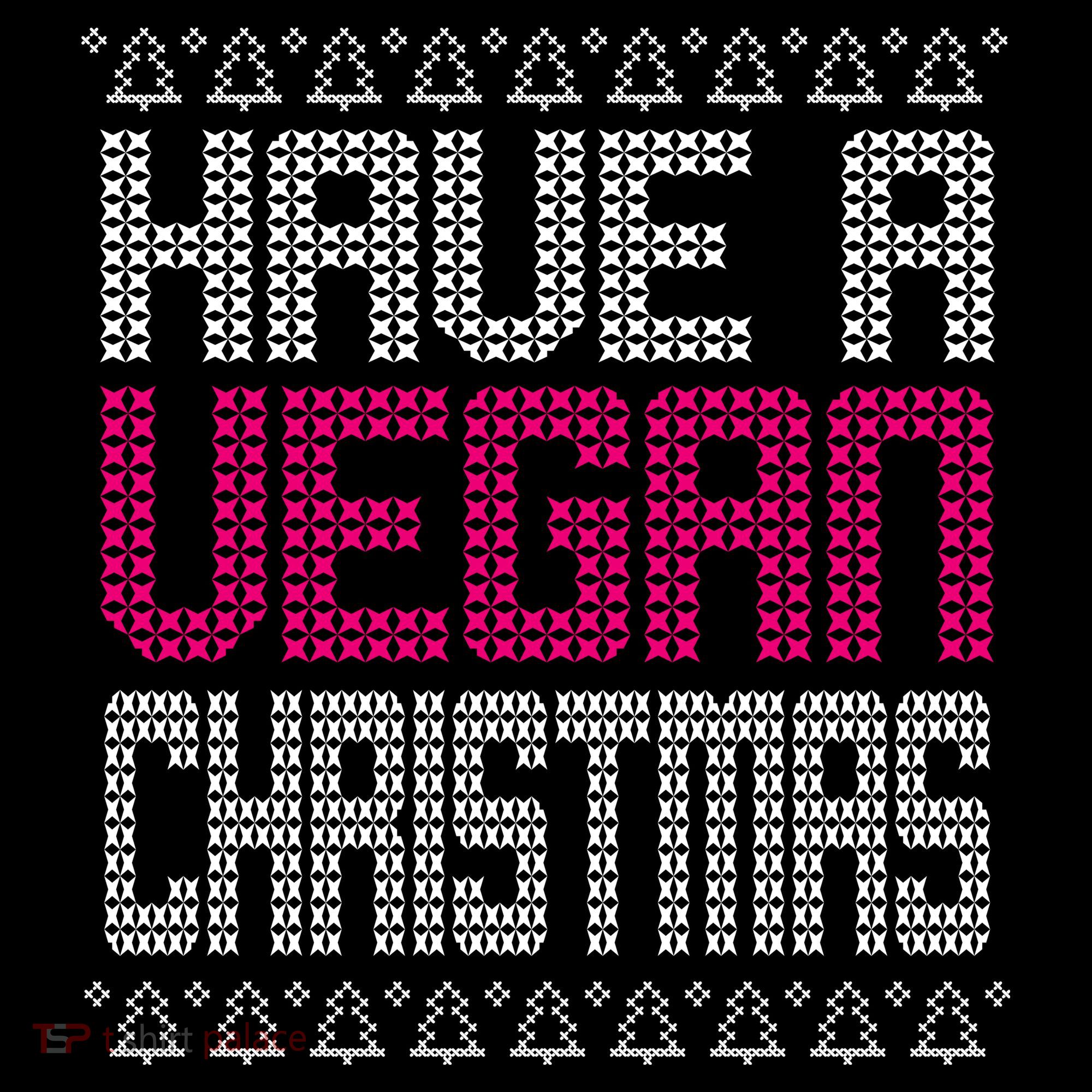 Have A Vegan Christmas Ugly Sweater Women's Hoodie