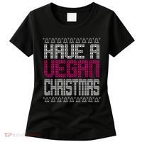Have A Vegan Christmas Ugly Sweater Women's T-Shirt thumb 0