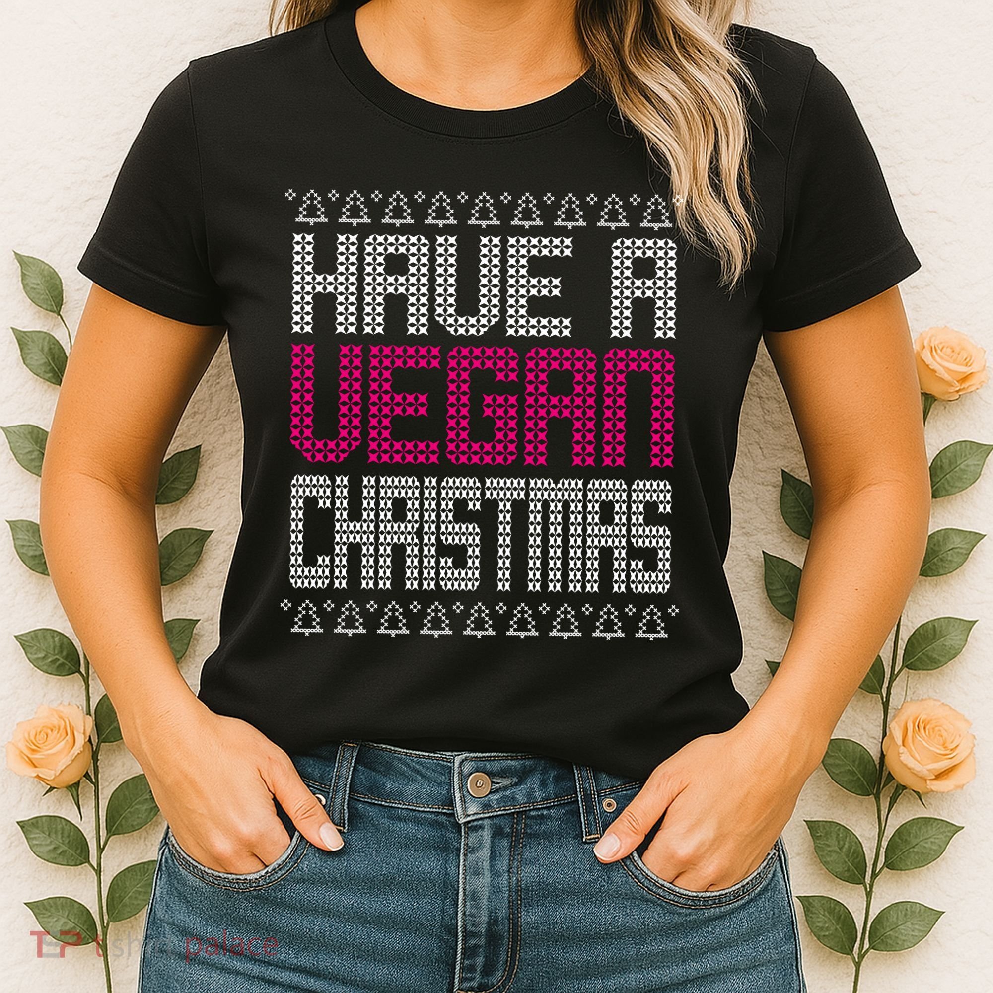 Have A Vegan Christmas Ugly Sweater Women's T-Shirt