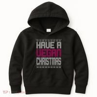 Have A Vegan Christmas Ugly Sweater Kids Hoodie thumb 0