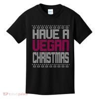 Have A Vegan Christmas Ugly Sweater Kids T-Shirt thumb 0