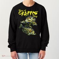 Have A Crappie Day Panfish Funny Fishing  Women's Sweatshirt thumb 0