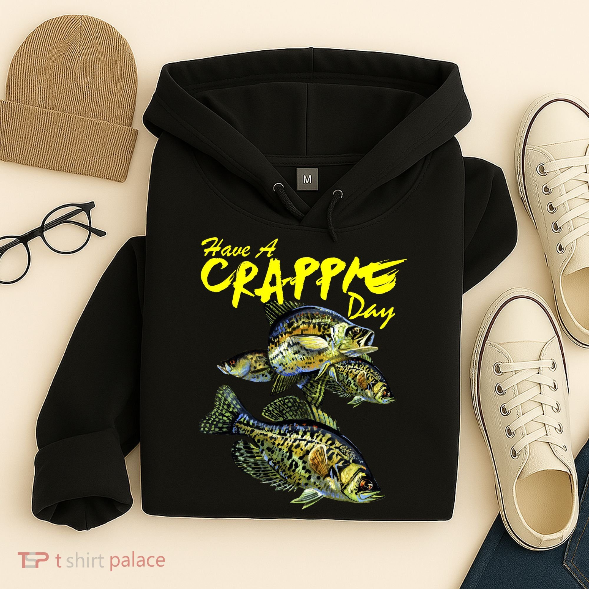 Have A Crappie Day Panfish Funny Fishing  Hoodie