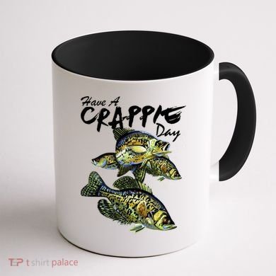Have A Crappie Day Panfish Funny Fishing  Coffee Mug back