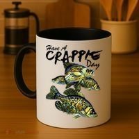 Have A Crappie Day Panfish Funny Fishing  Coffee Mug thumb 4