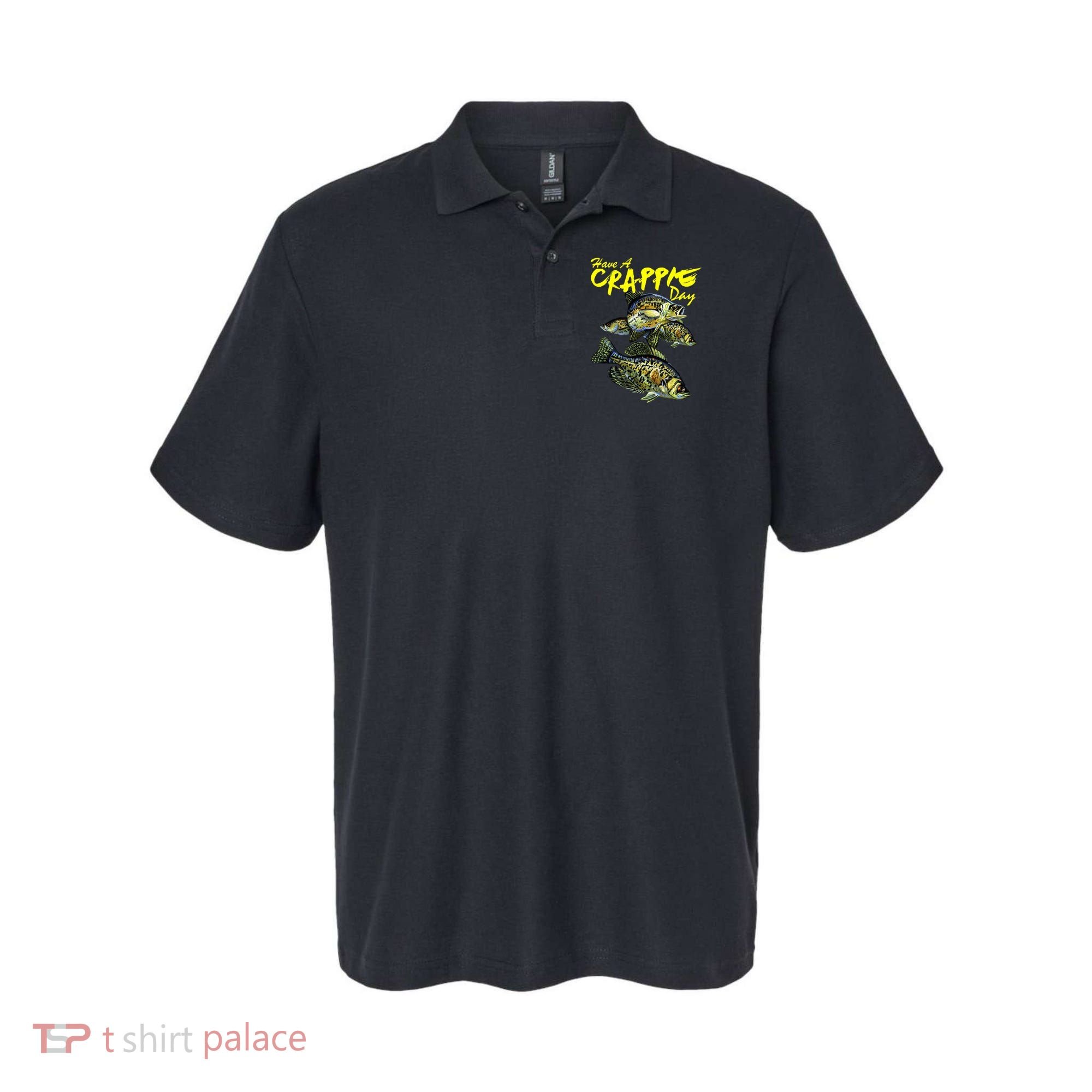 Have A Crappie Day Panfish Funny Fishing  Polo