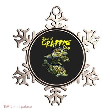 Have A Crappie Day Panfish Funny Fishing  Ornament