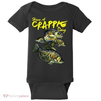 Have A Crappie Day Panfish Funny Fishing  Baby Bodysuit