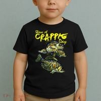 Have A Crappie Day Panfish Funny Fishing  Toddler T-Shirt thumb 2