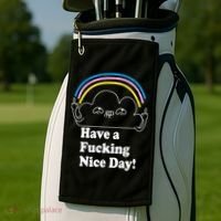 Have A F*cking Nice Day Golf Towel thumb 2