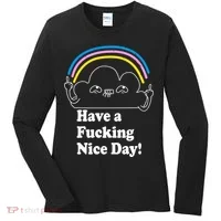 Have A F*cking Nice Day Women's Long Sleeve Shirt thumb 0