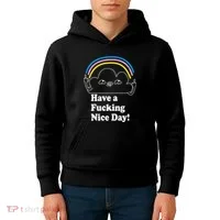 Have A F*cking Nice Day Kids Hoodie thumb 4