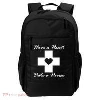 Have A heart Date A Nurse Backpack thumb 0