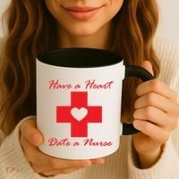Have A heart Date A Nurse Coffee Mug thumb 3