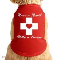 Have A heart Date A Nurse Doggie Tank thumb 0
